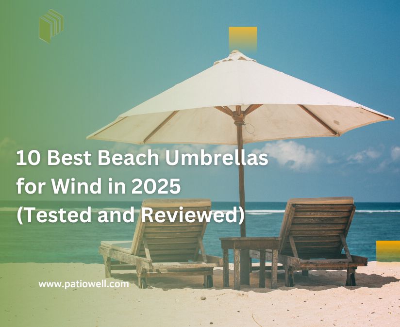 10 Best Beach Umbrellas For Wind In 2025 (Tested and Reviewed)