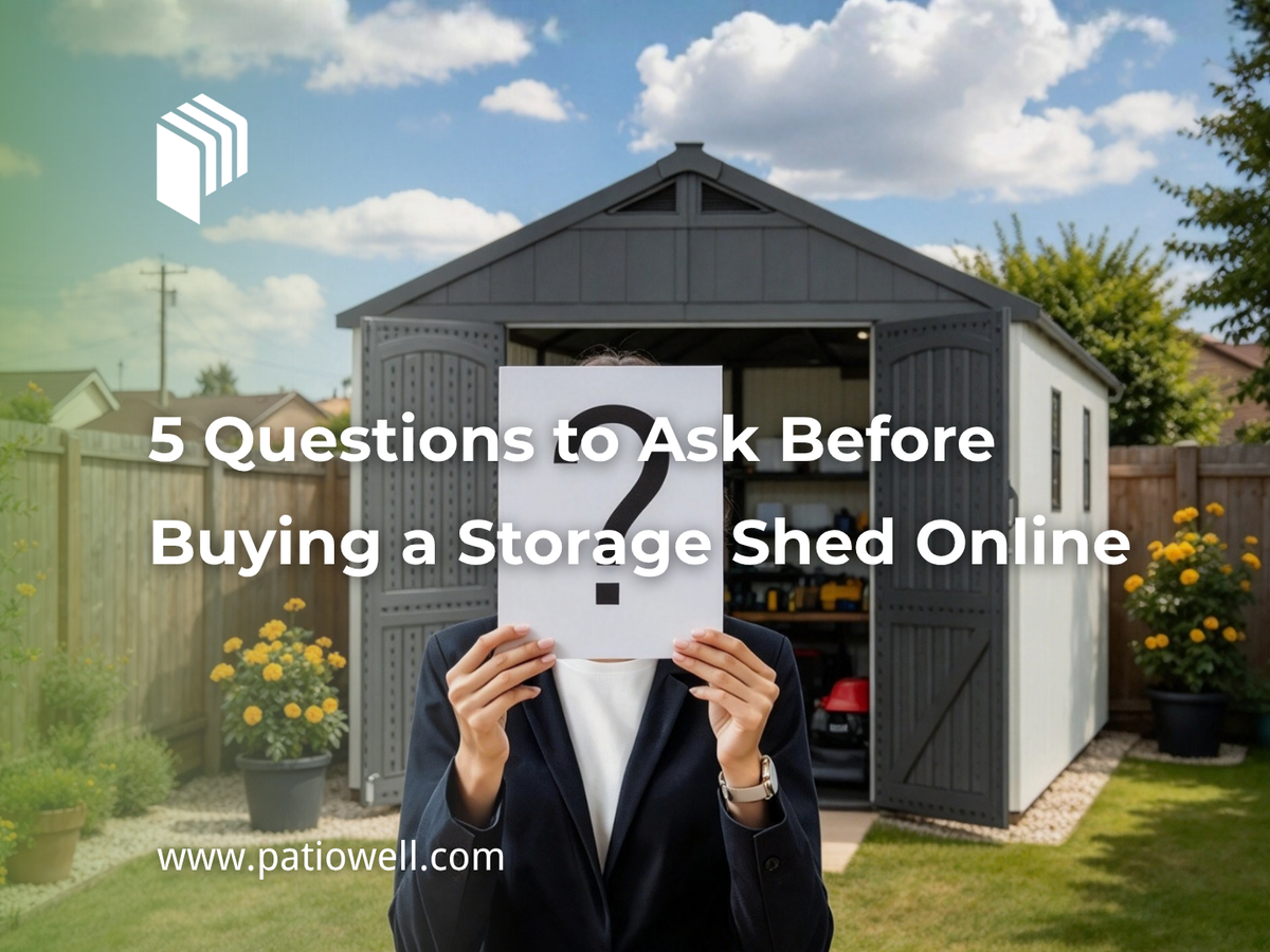 5 Questions to Ask Before Buying a Storage Shed Online