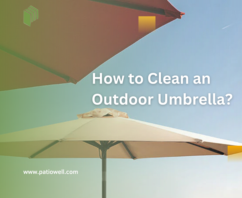 can i put patio umbrella in washing machine 9'ft Push Button Tilt Sunbrella Double Wind Vents Outdoor Laundry Area with Washing