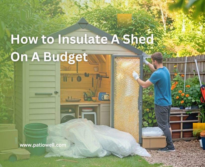 How to Insulate A Shed On A Budget? Step By Step Guide