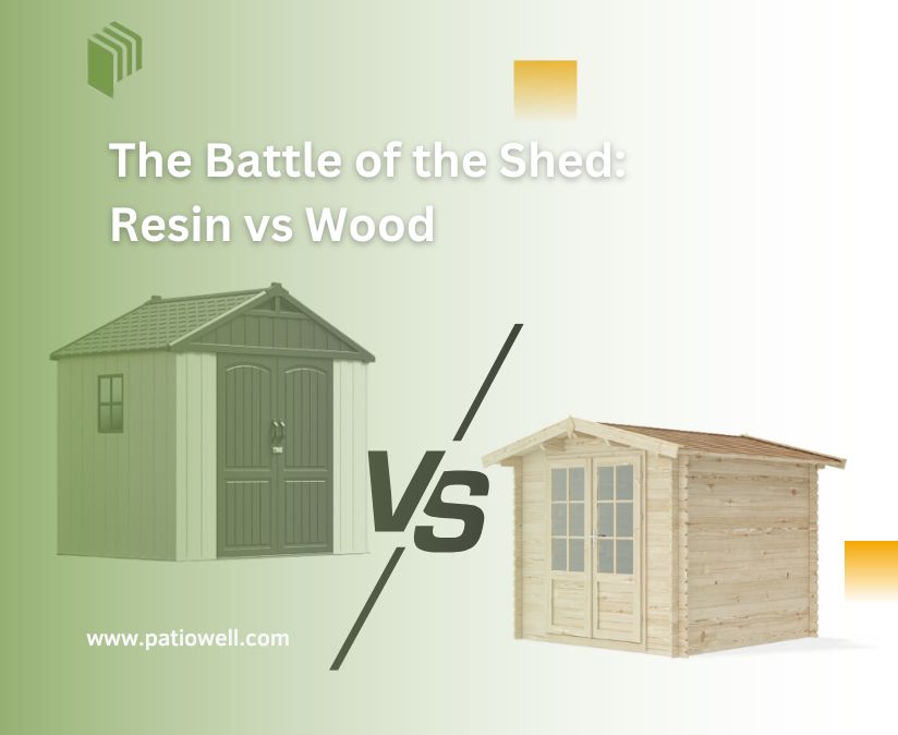 The Battle of the Shed: Resin vs Wood