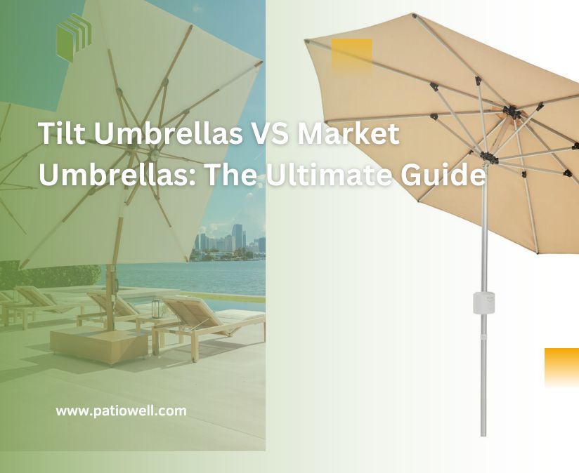 convert patio umbrella to tilt DIY 11 Foot Tilting with Light 3-Tiered FEATURES 3 Lateral Tilt Patio Umbrella