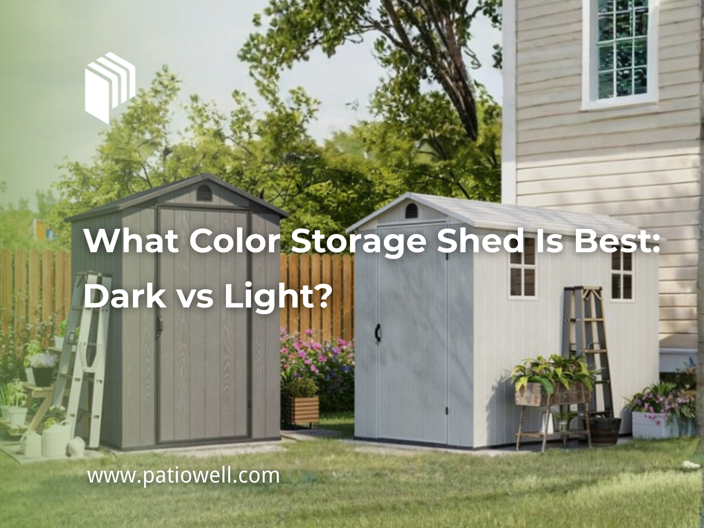What Color Storage Shed Is Best: Dark vs Light?