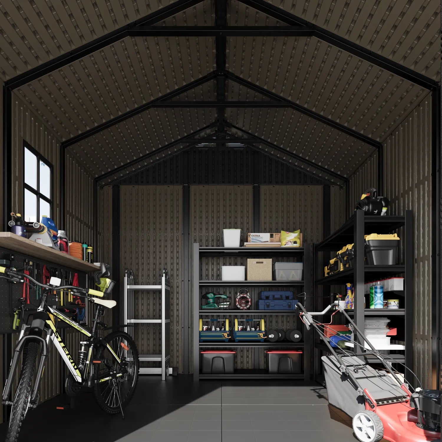 Patiowell_kick-it_8x6_plastic_shed_detail
color:brown|Size:8x8