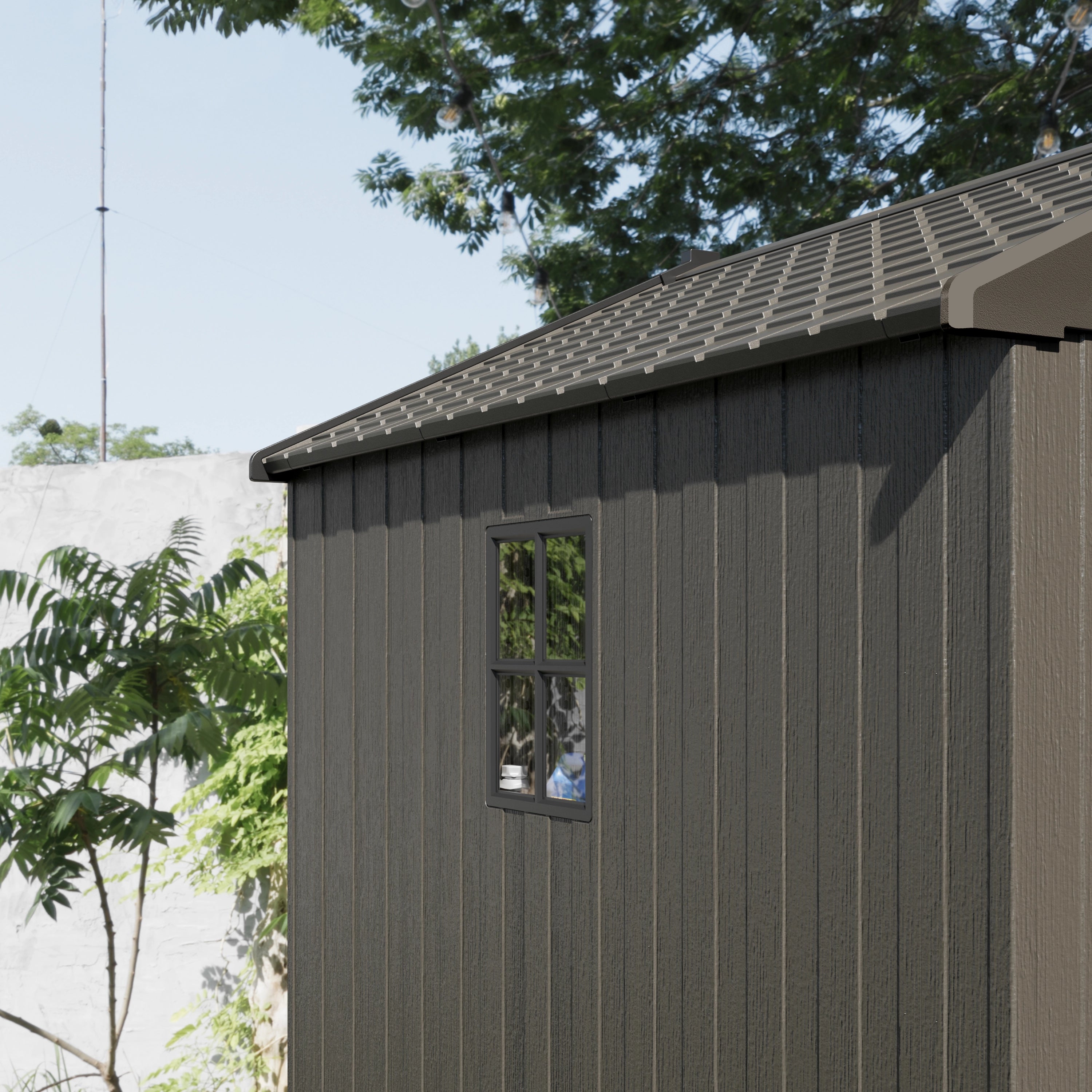Patiowell_kick-it_8x8_plastic_shed_detail
color:brown|Size:8x8
