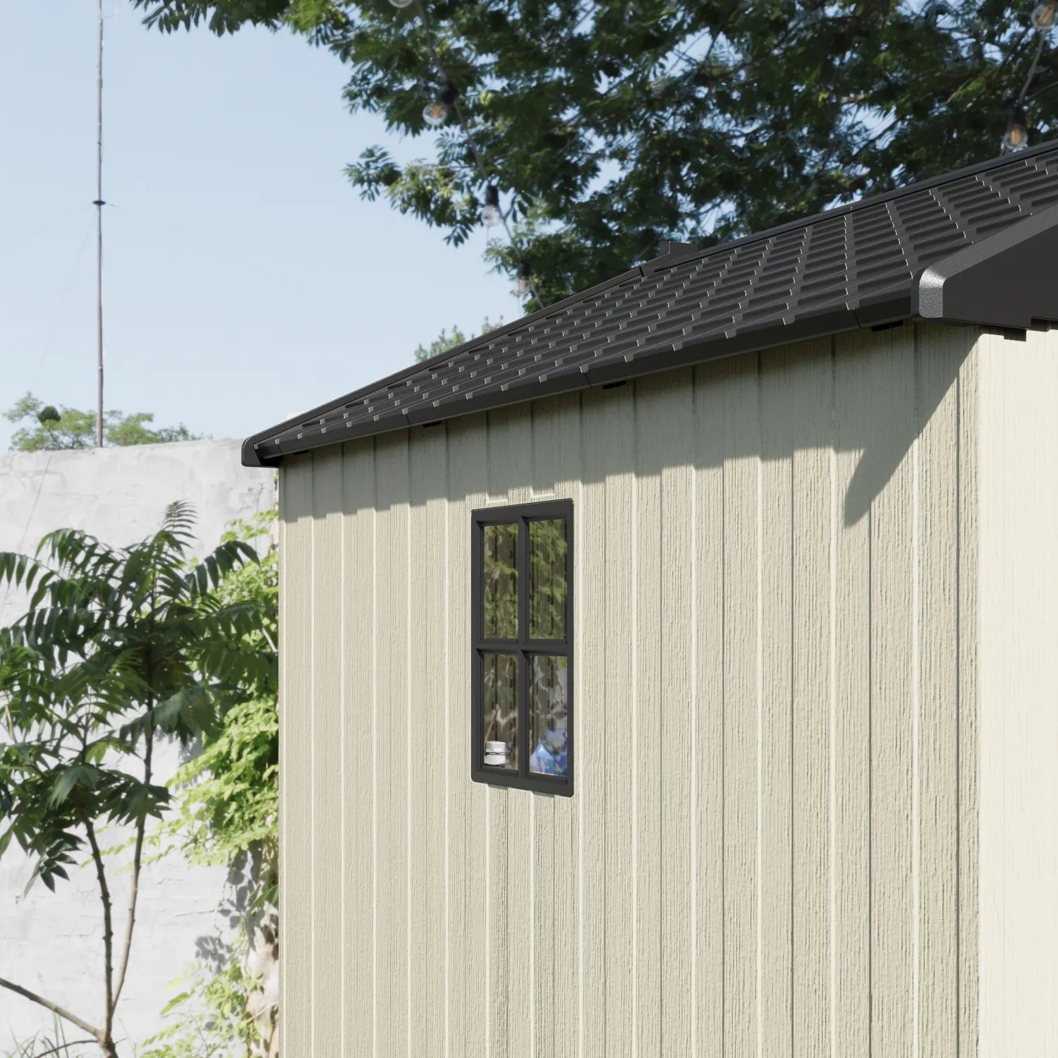 Gray_white_8x8_plastic_shed_with_windows
color:gray white|Size:8x8