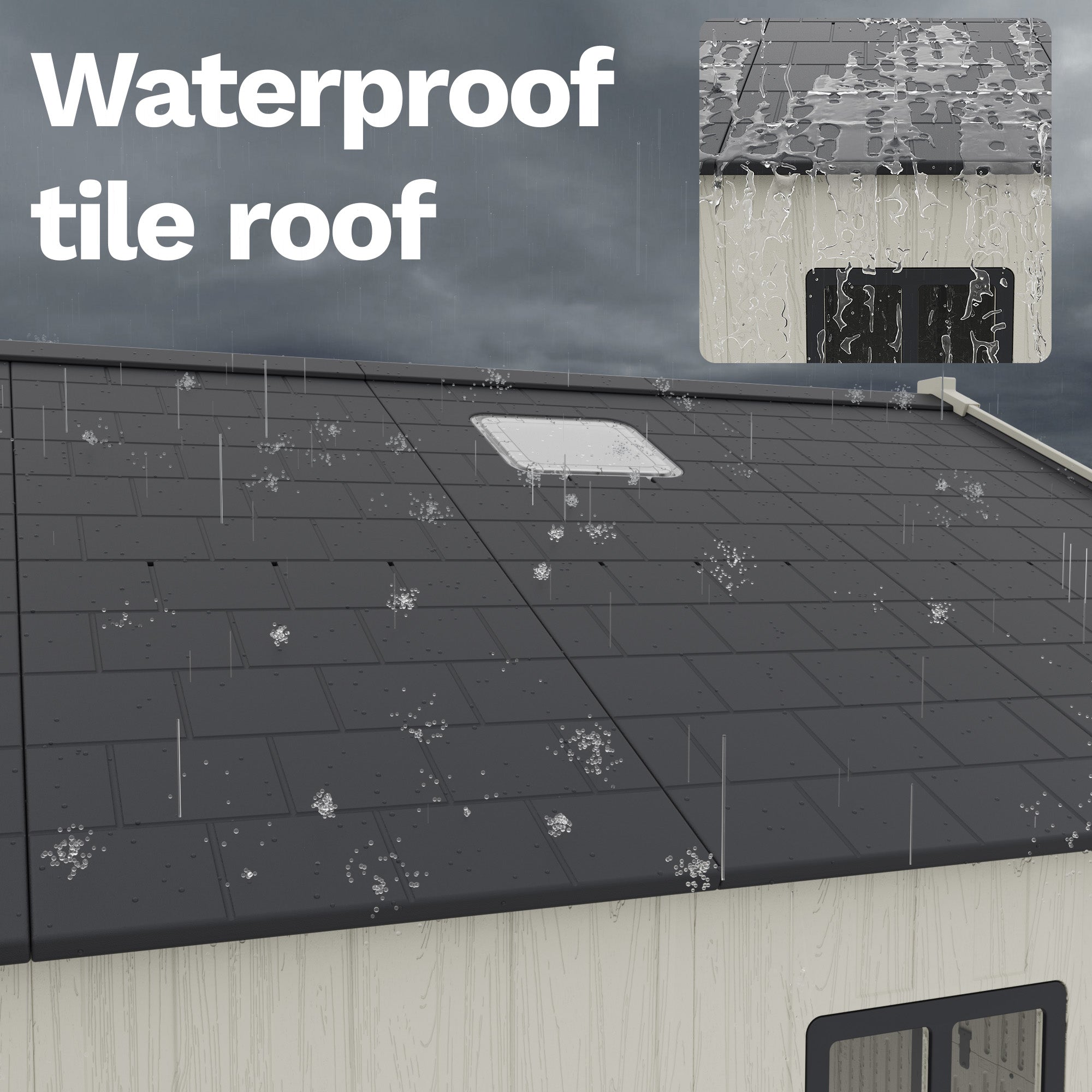 Patiowell 10x8ft Resin Storage Shed-6
Size:10x8