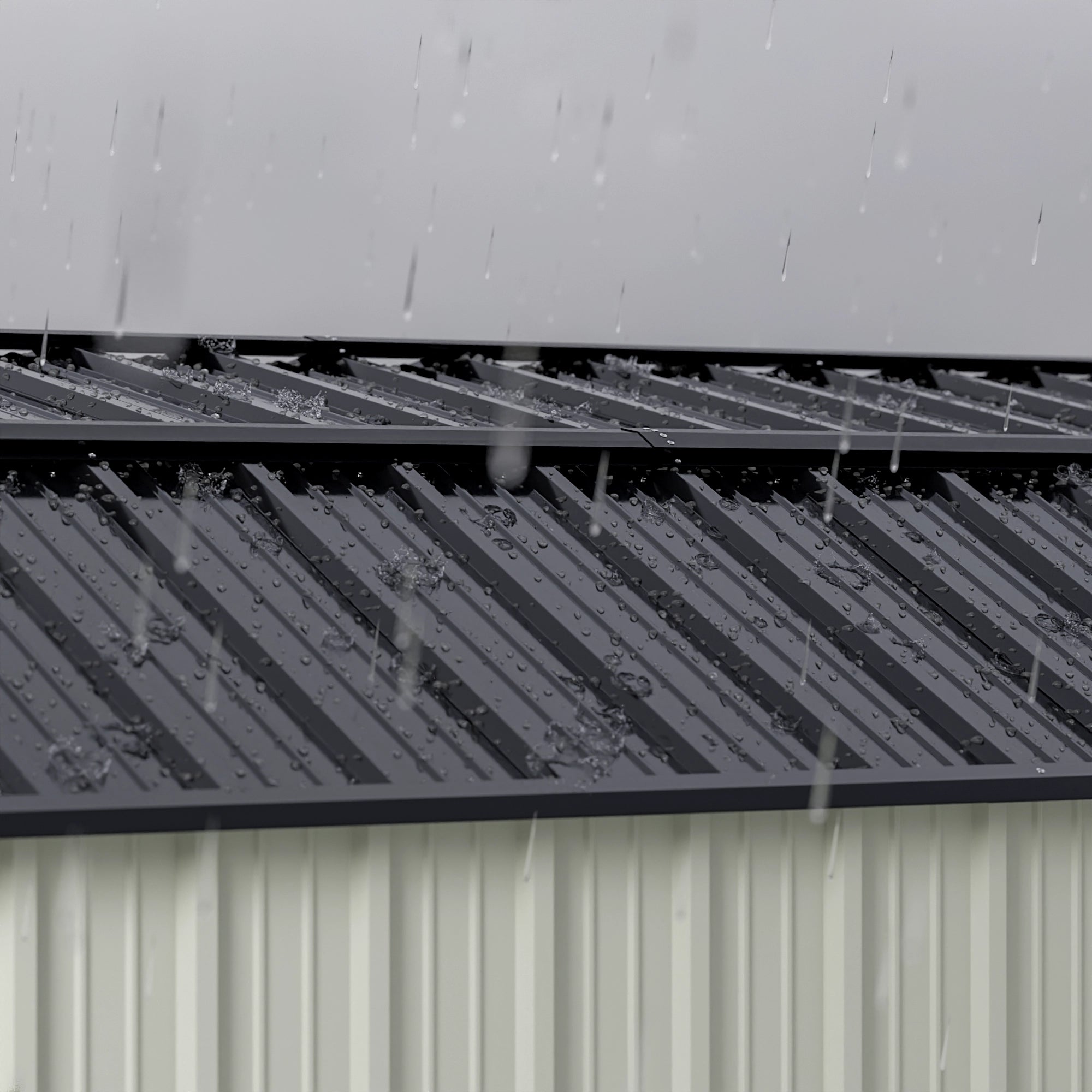 Patiowell 10x12 barn style metal shed