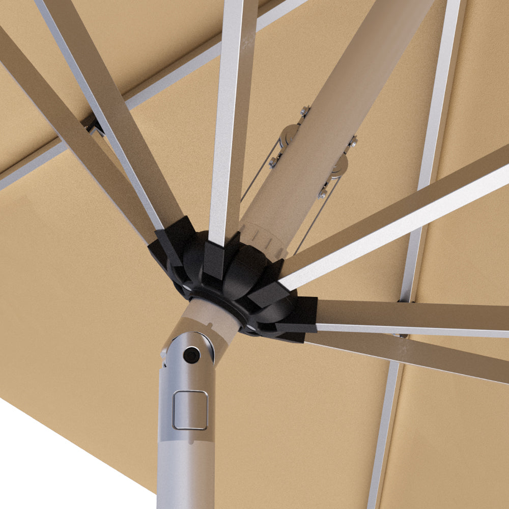 Size(Foot):9FT(Base Not Included),9FT(Base Included)|Color:Beige,Light Blue,red