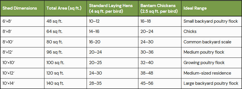 Spring Into Poultry:
Raising Chickens in Patiowell Shed