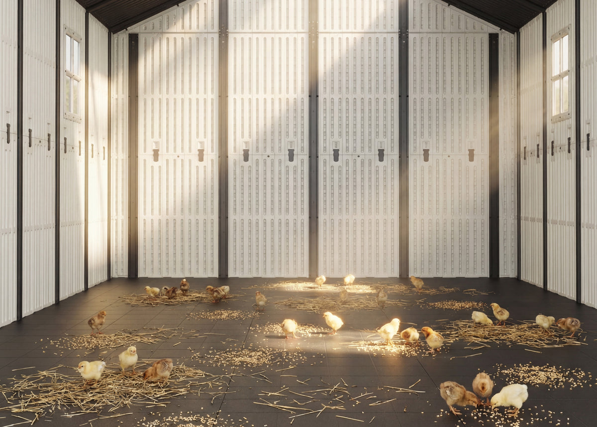 Spring Into Poultry:
Raising Chickens in Patiowell Shed