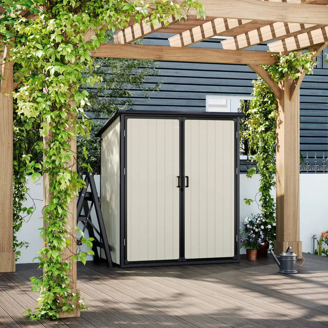 Patiowell 4x2 Plastic Vertical Shed Pro