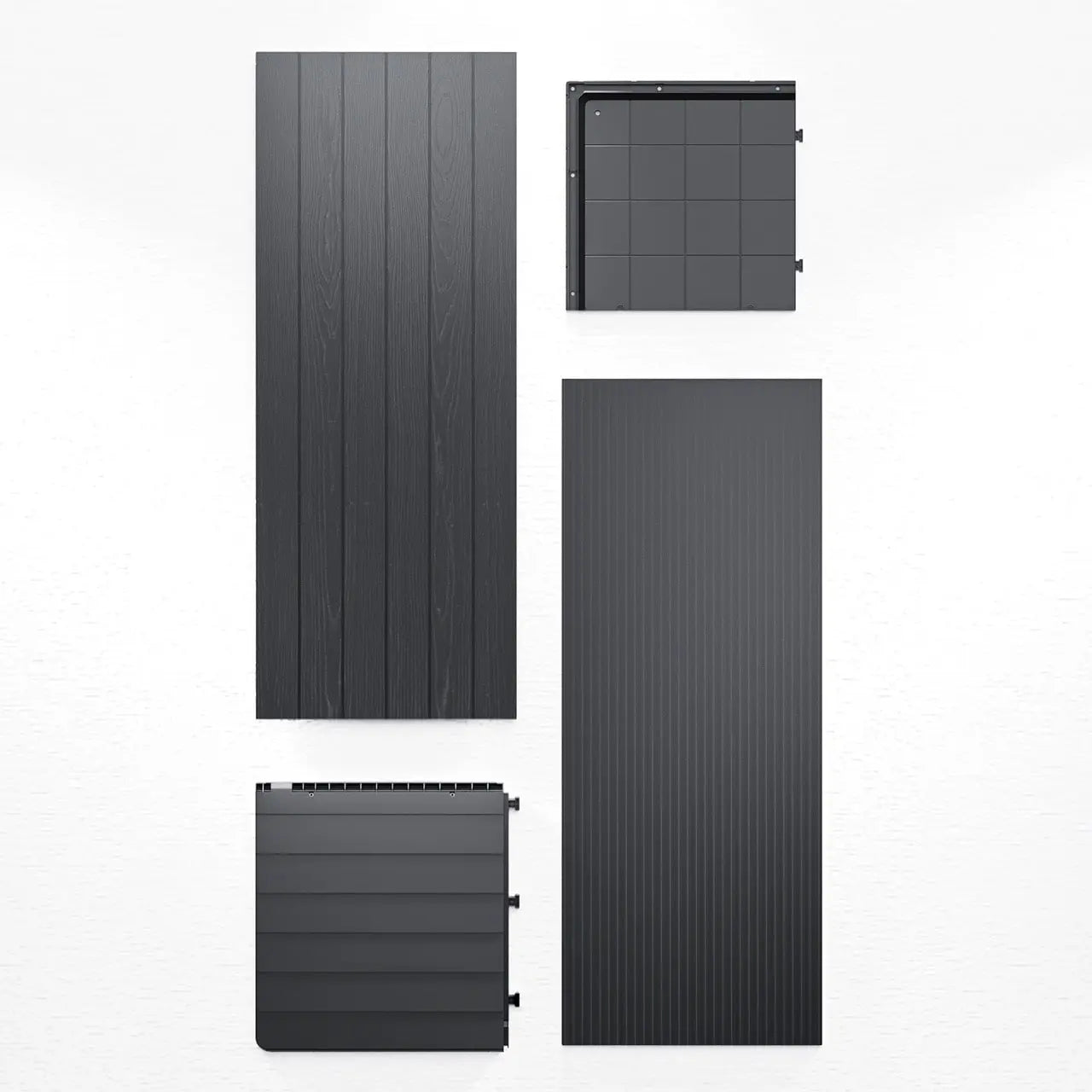 patiowell fit-it plastic storage shed high-quality panel design