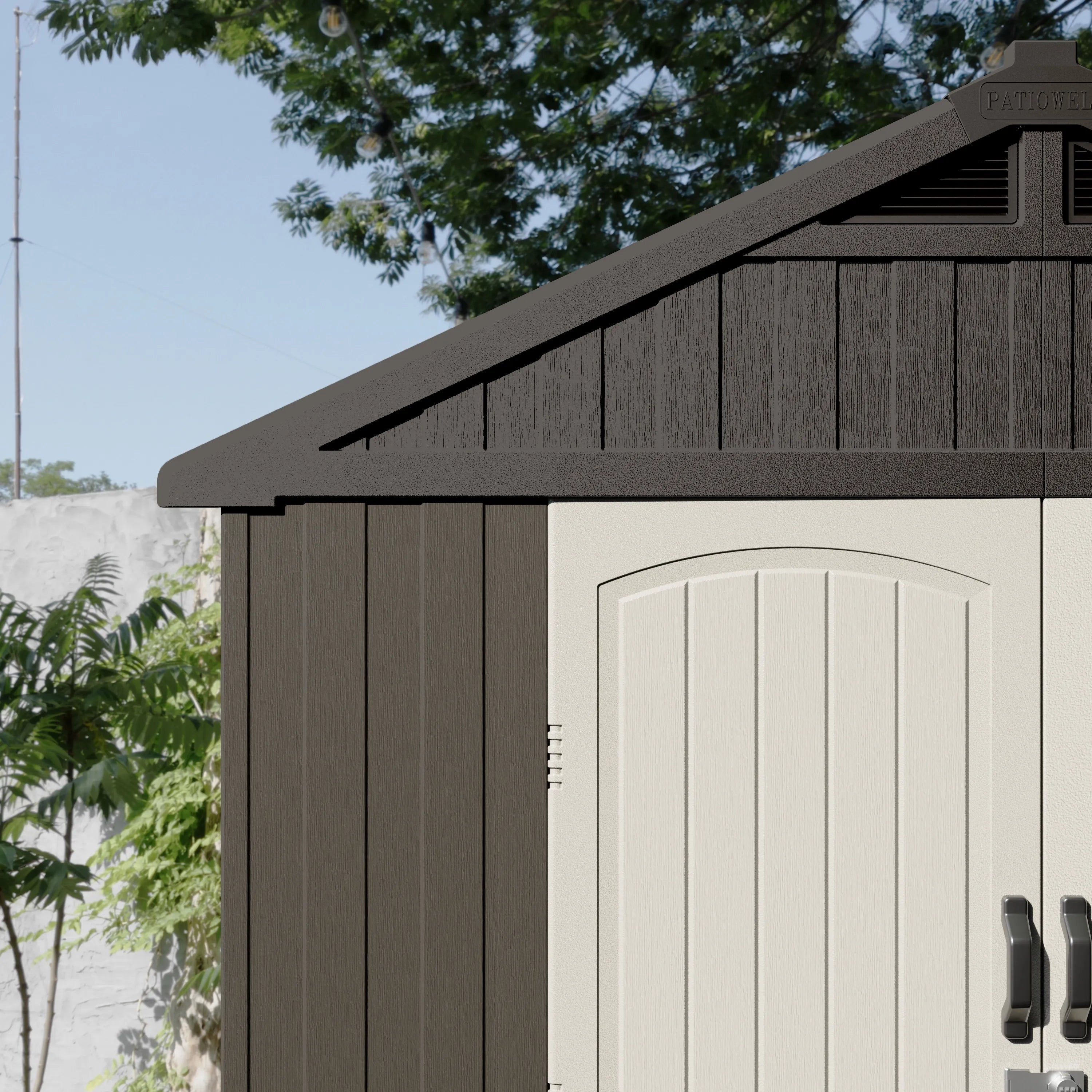 Patiowell kick-it plastic shed