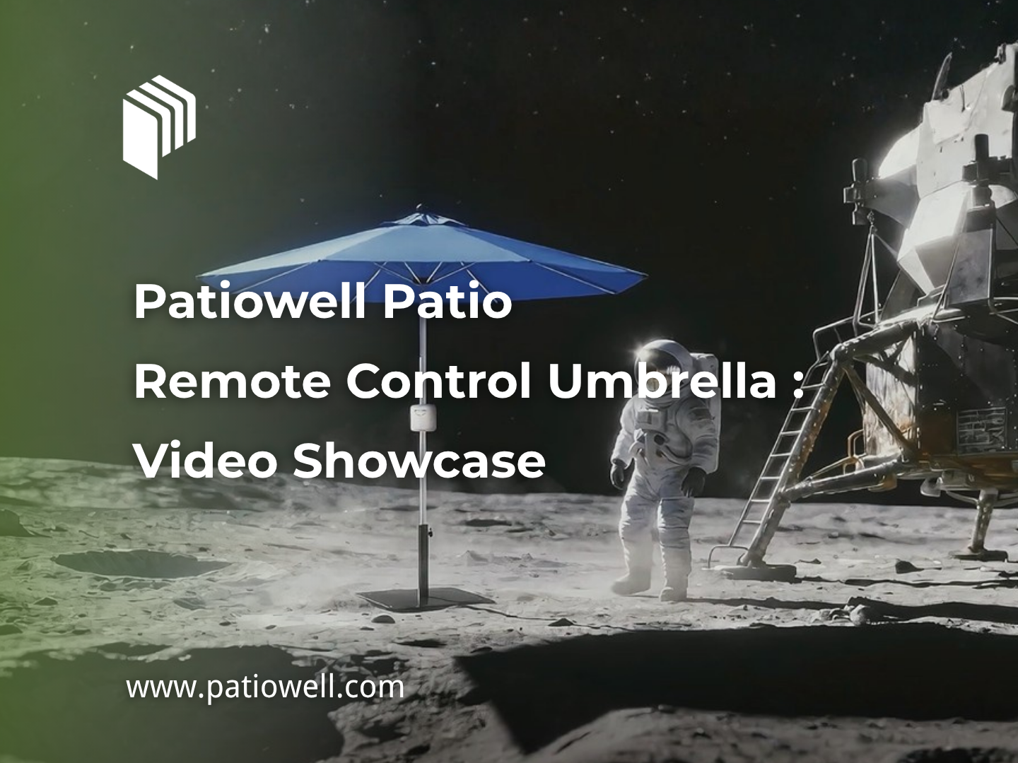 Patiowell Patio Remote Control Umbrella :  Video Showcase