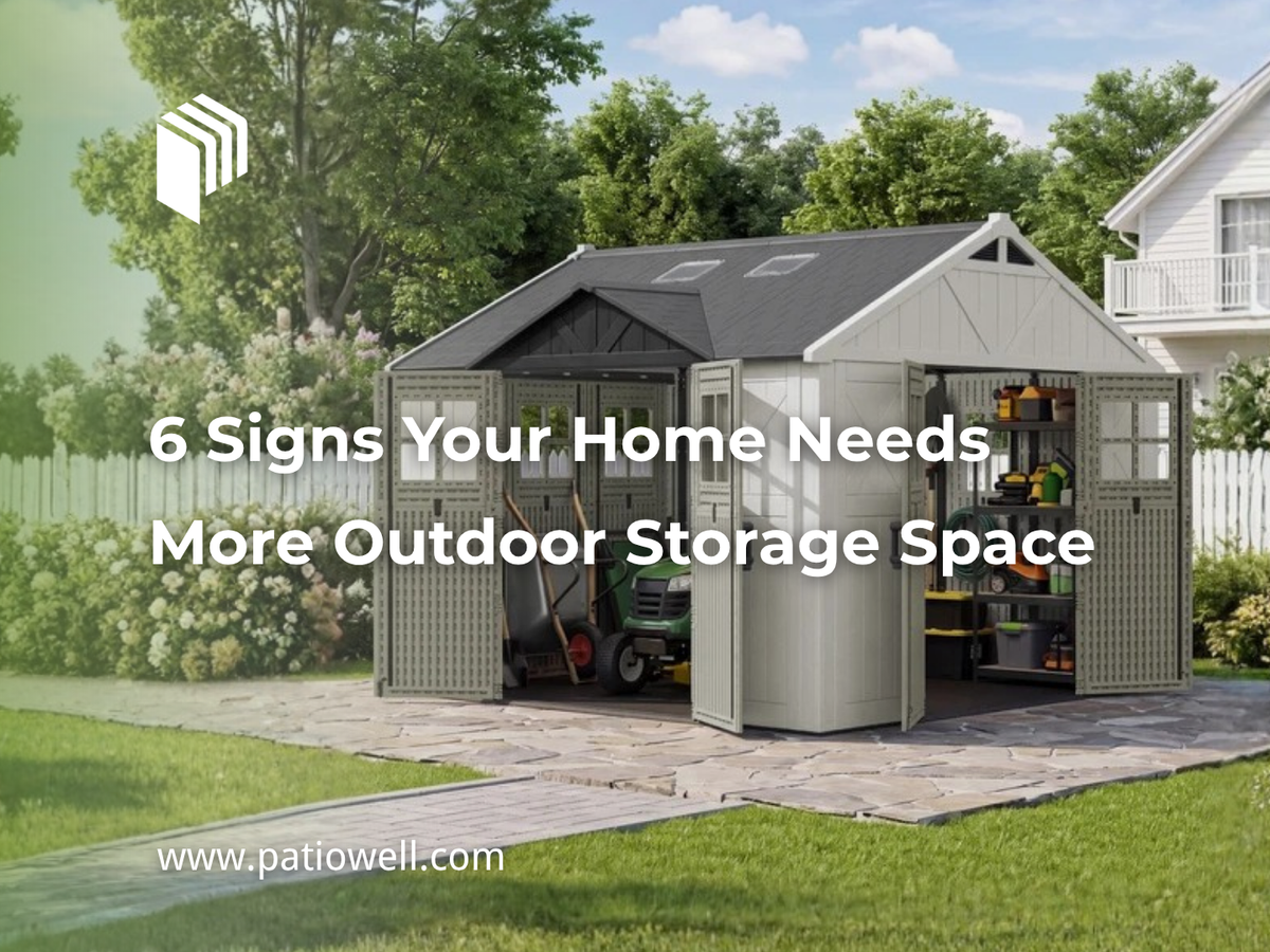 6 Signs Your Home Needs More Outdoor Storage Space