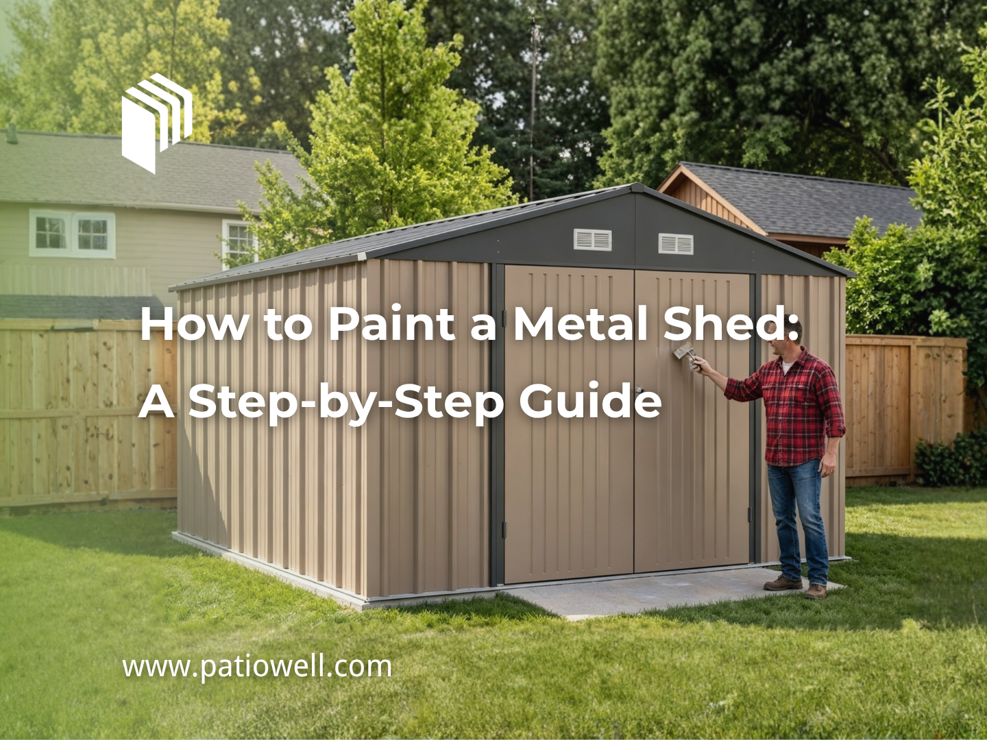 How to Paint a Metal Shed: A Step-by-Step Guide