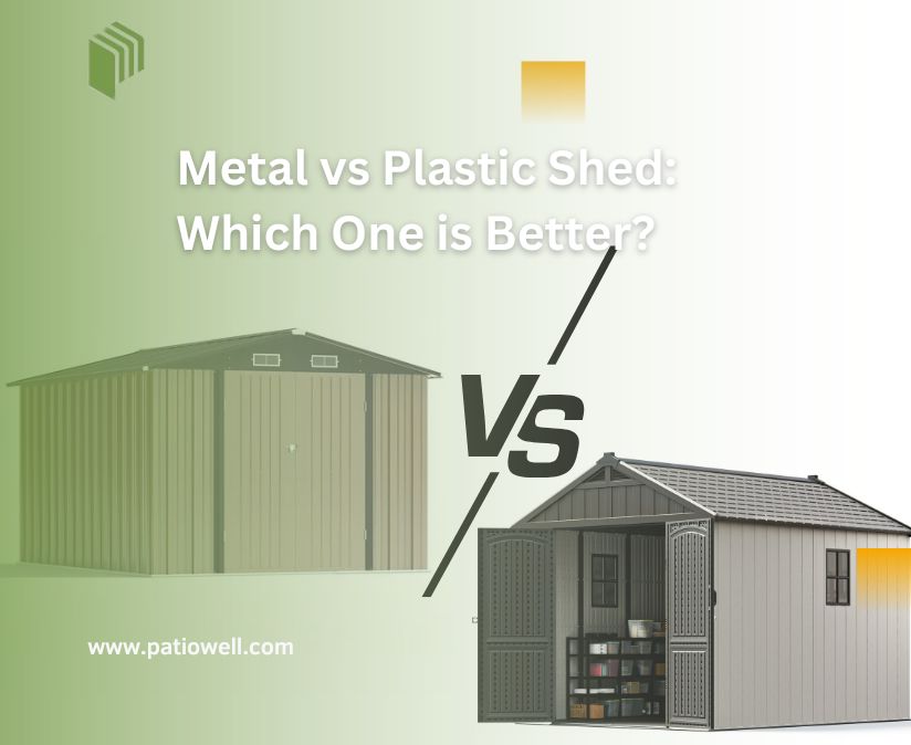 metal vs plastic shed