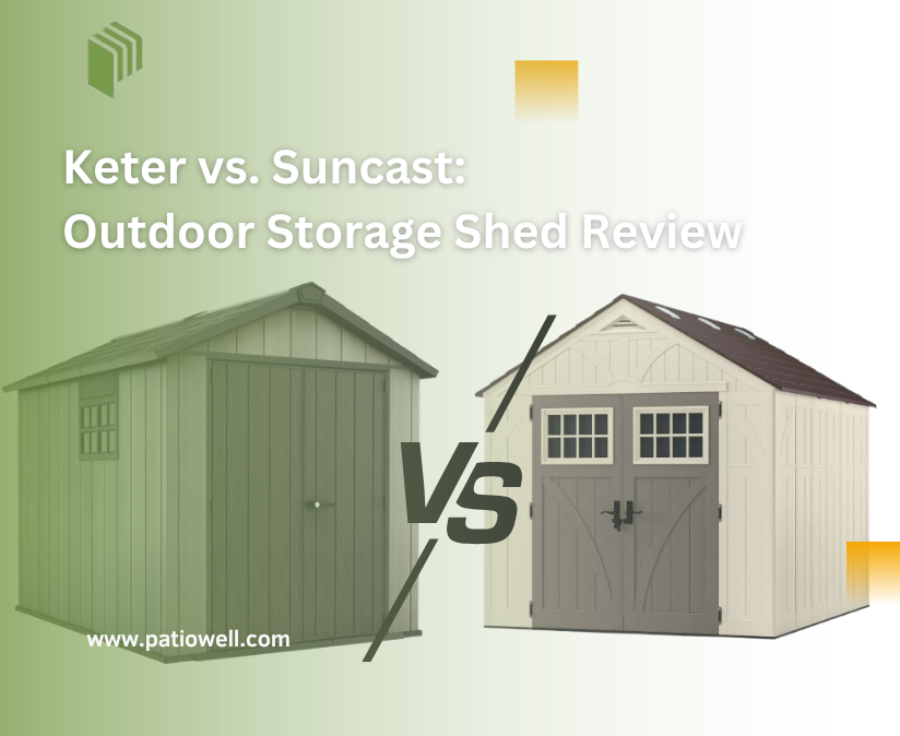 Keter vs. Suncast: Outdoor Storage Shed Review