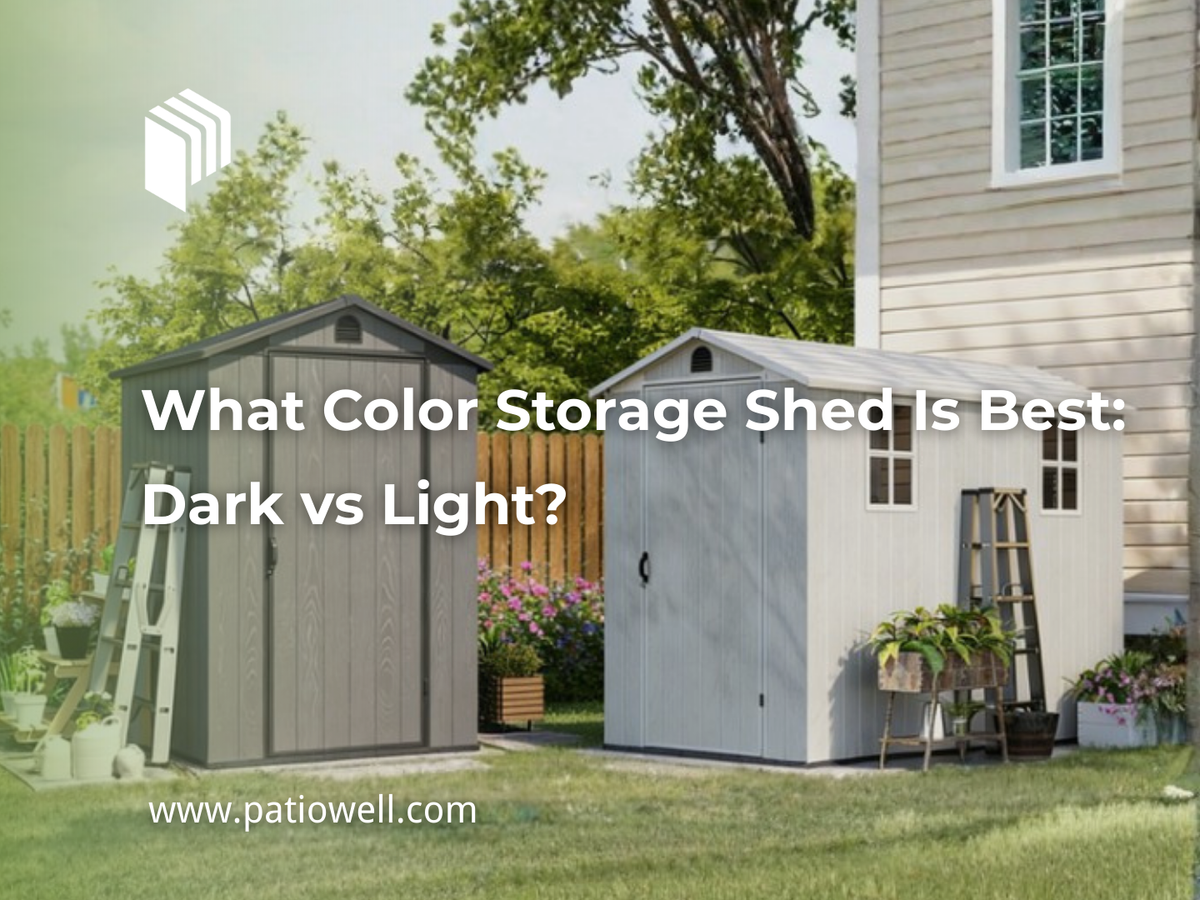 What Color Storage Shed Is Best: Dark vs Light?