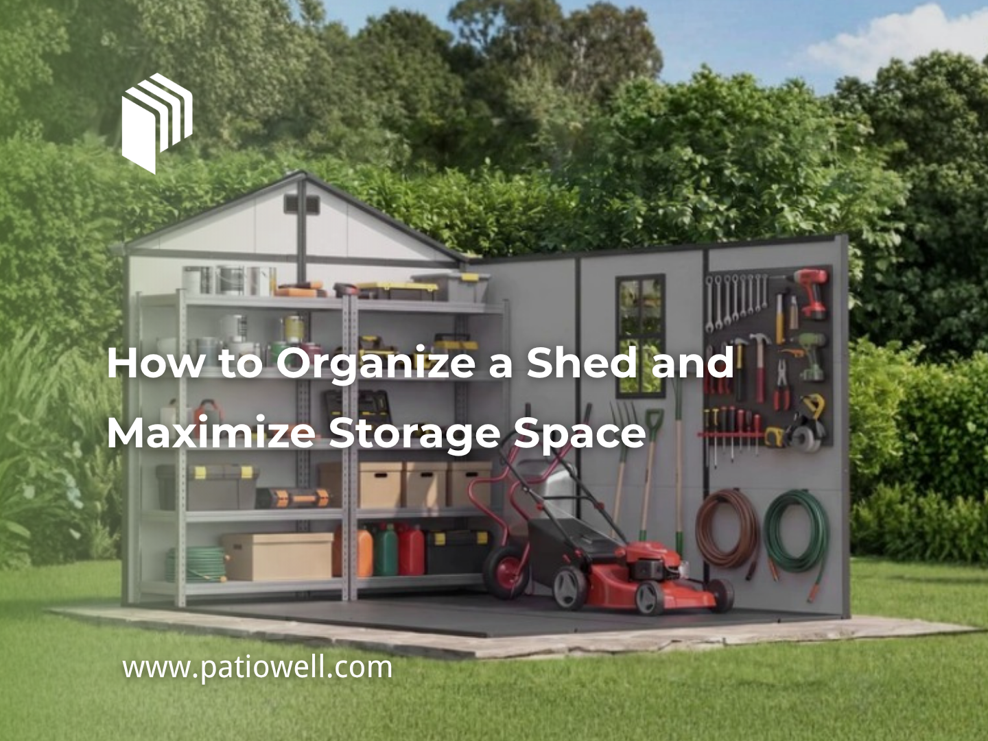 How to Organize a Shed and Maximize Storage Space