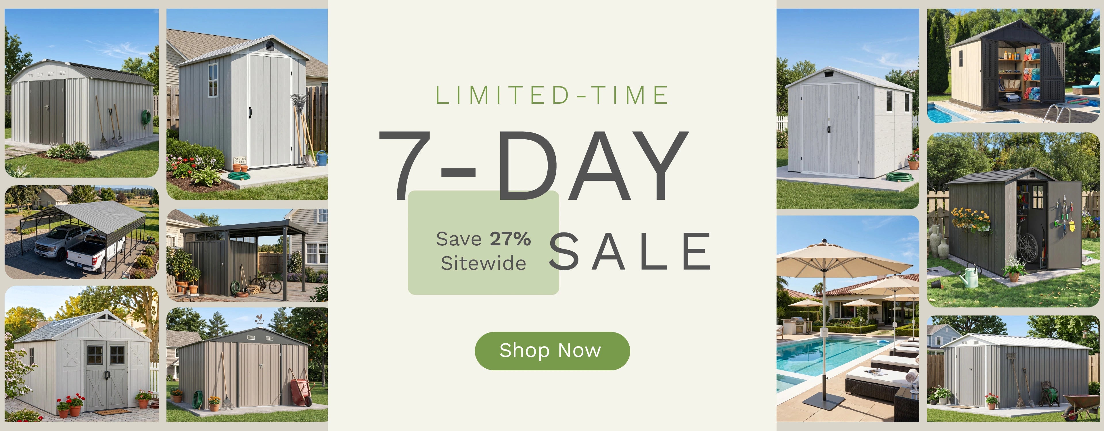 LIMITED-TIME 7-DAY SALE
One Week Only - Save 27% Sitewide