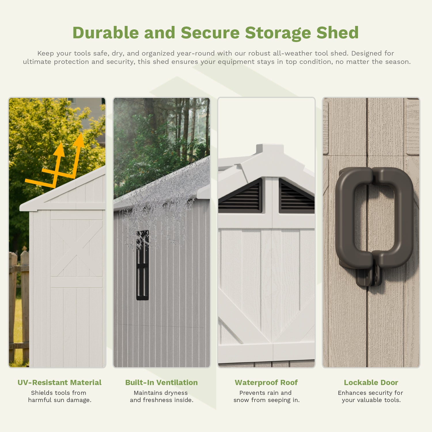 Patiowell Outdoor Storage Shed 0781