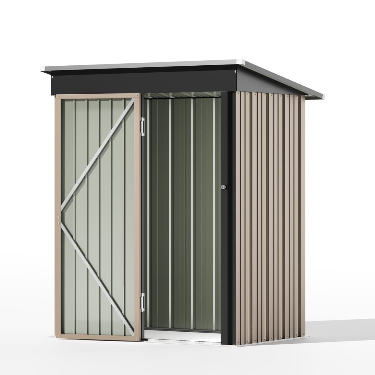 Patiowell 5x3 Metal Shed Pro