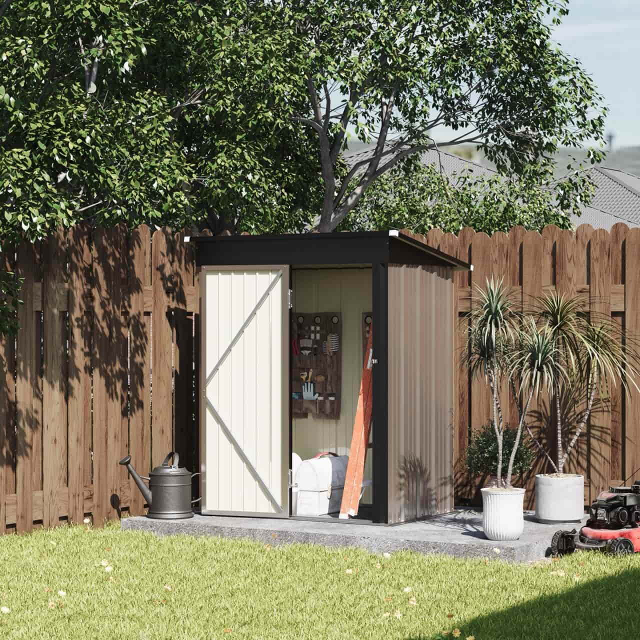 Patiowell 5x3 Metal Shed Pro