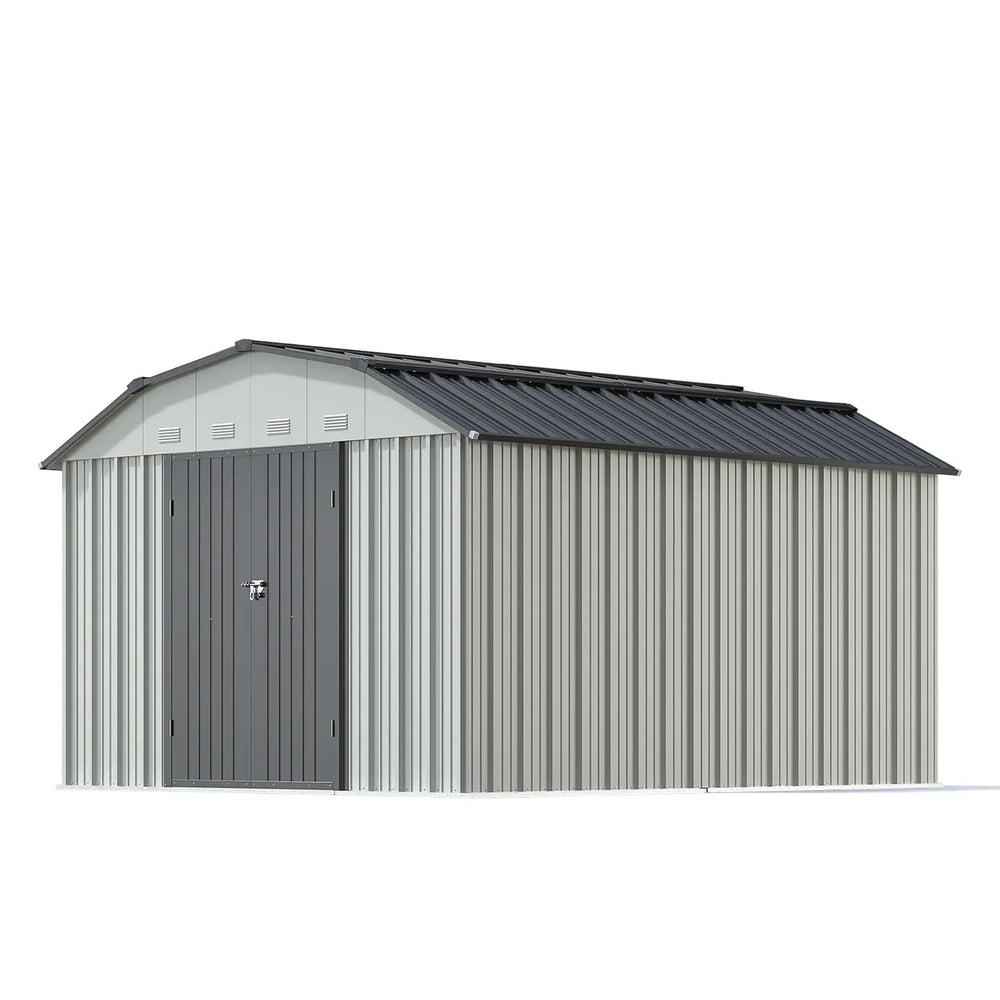 Patiowell 10x12 Metal Shed Pro with Arched Roof