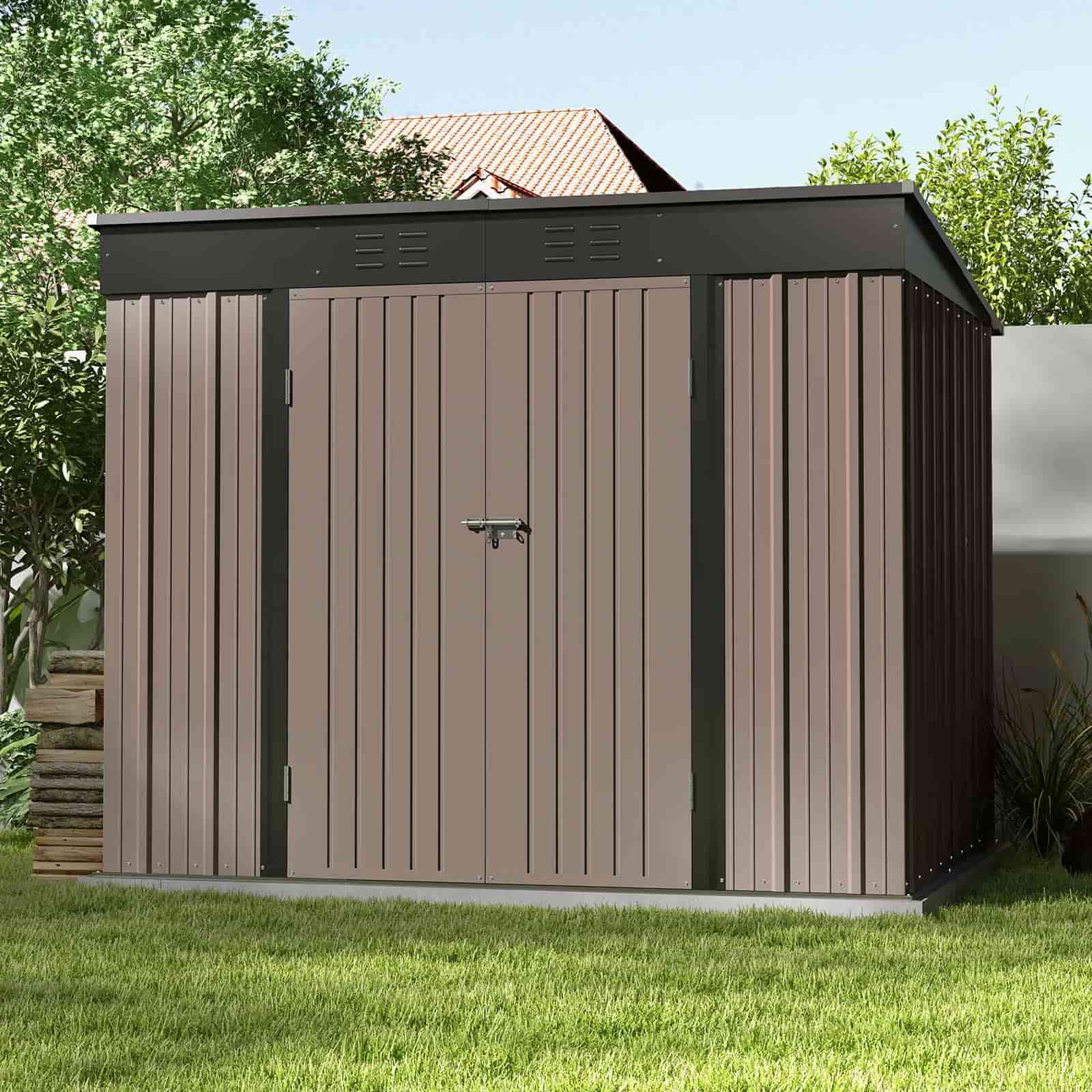 Patiowell 8x6 Metal Shed-3