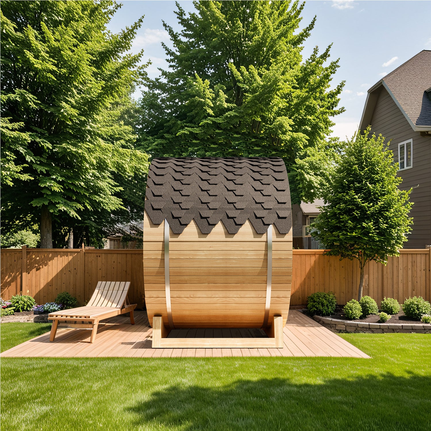 Patiowell 2-4 Person Outdoor Barrel Sauna (Copy)