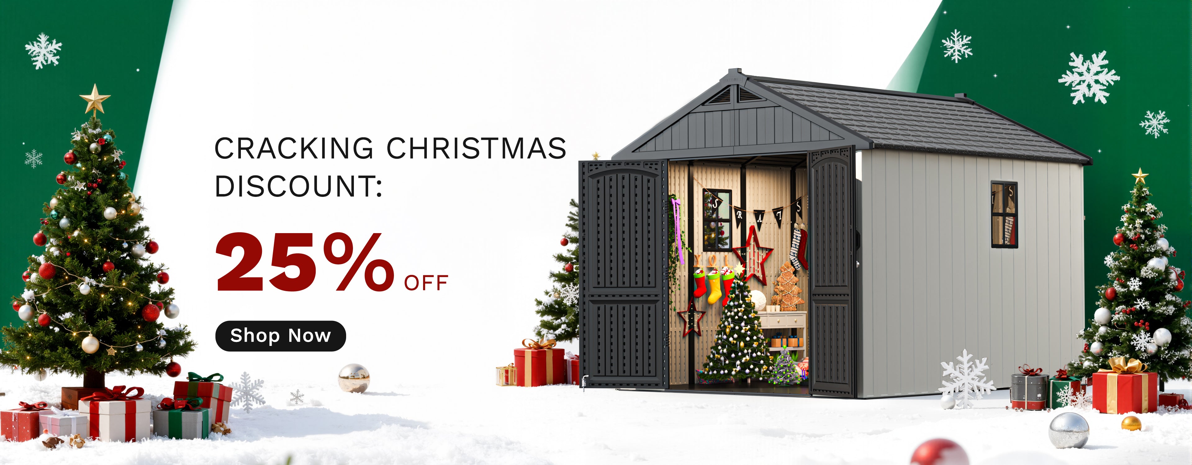 CRACKING CHRISTMAS DISCOUNT: 25% OFF