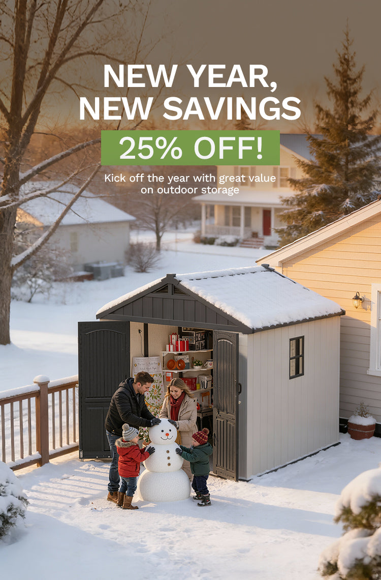 Kick off the year with great value on outdoor storage