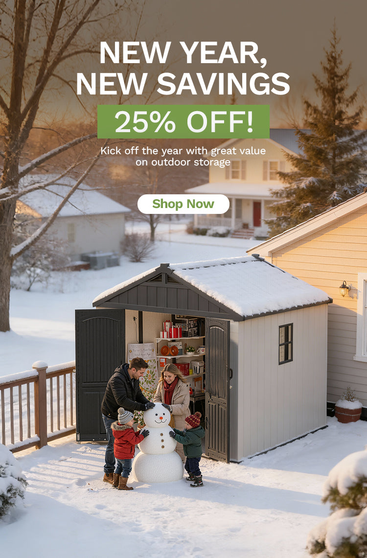Kick off the year with great value on outdoor storage