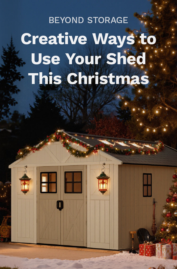 Creative ways to use your shed this xmas