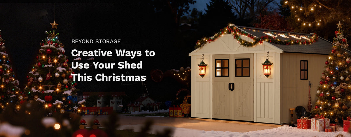 Creative ways to use your shed this xmas