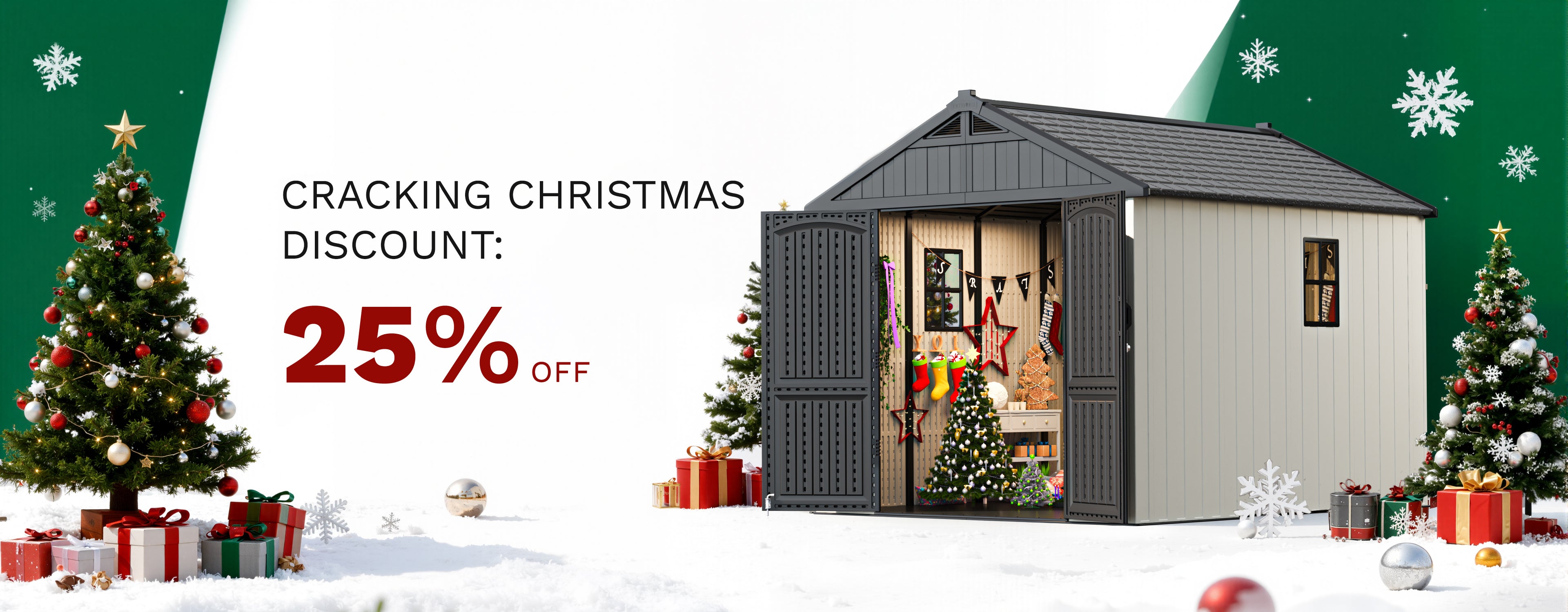 CRACKING CHRISTMAS DISCOUNT: 25% OFF