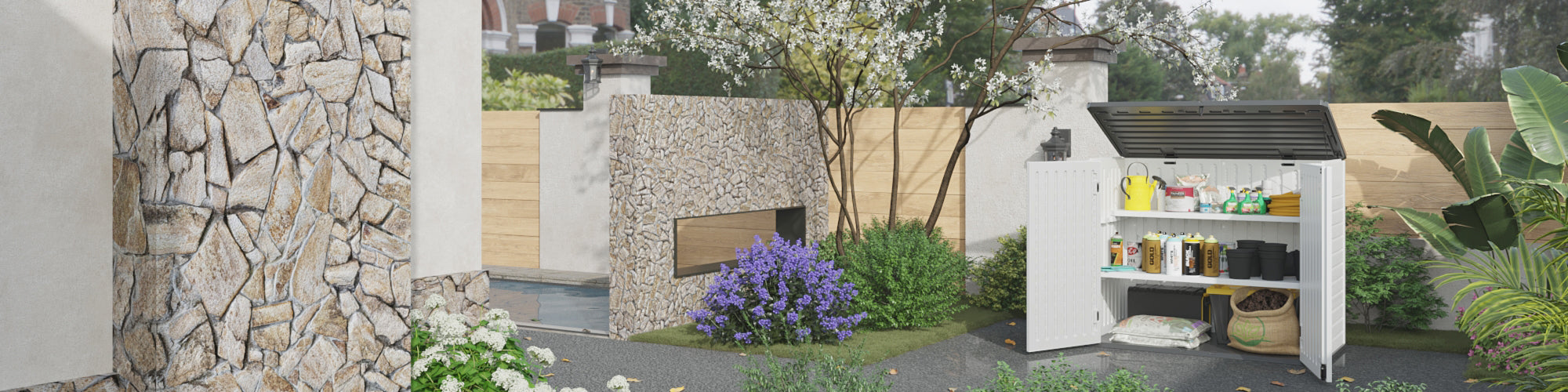 Patiowell outdoor storage cabinets