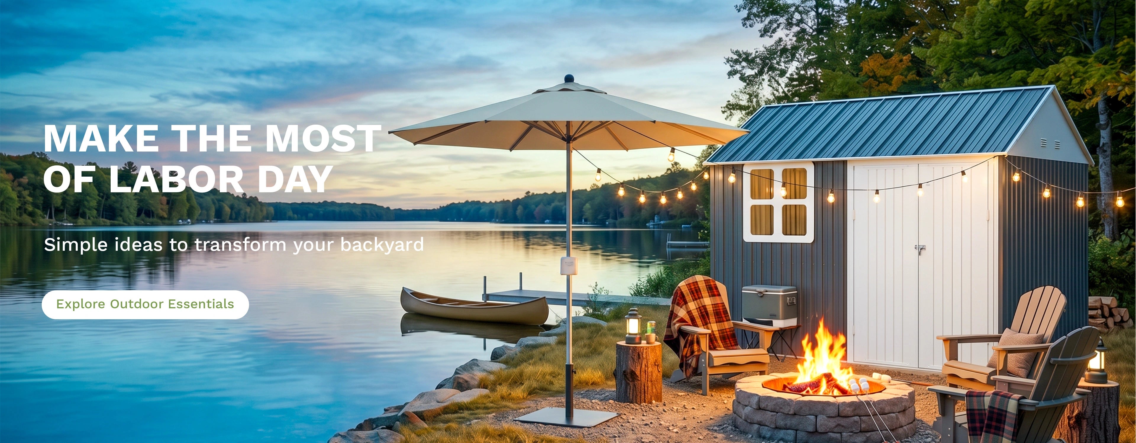 MAKE THE MOST OF LABOR DAY
Simple ideas to transform your backyard