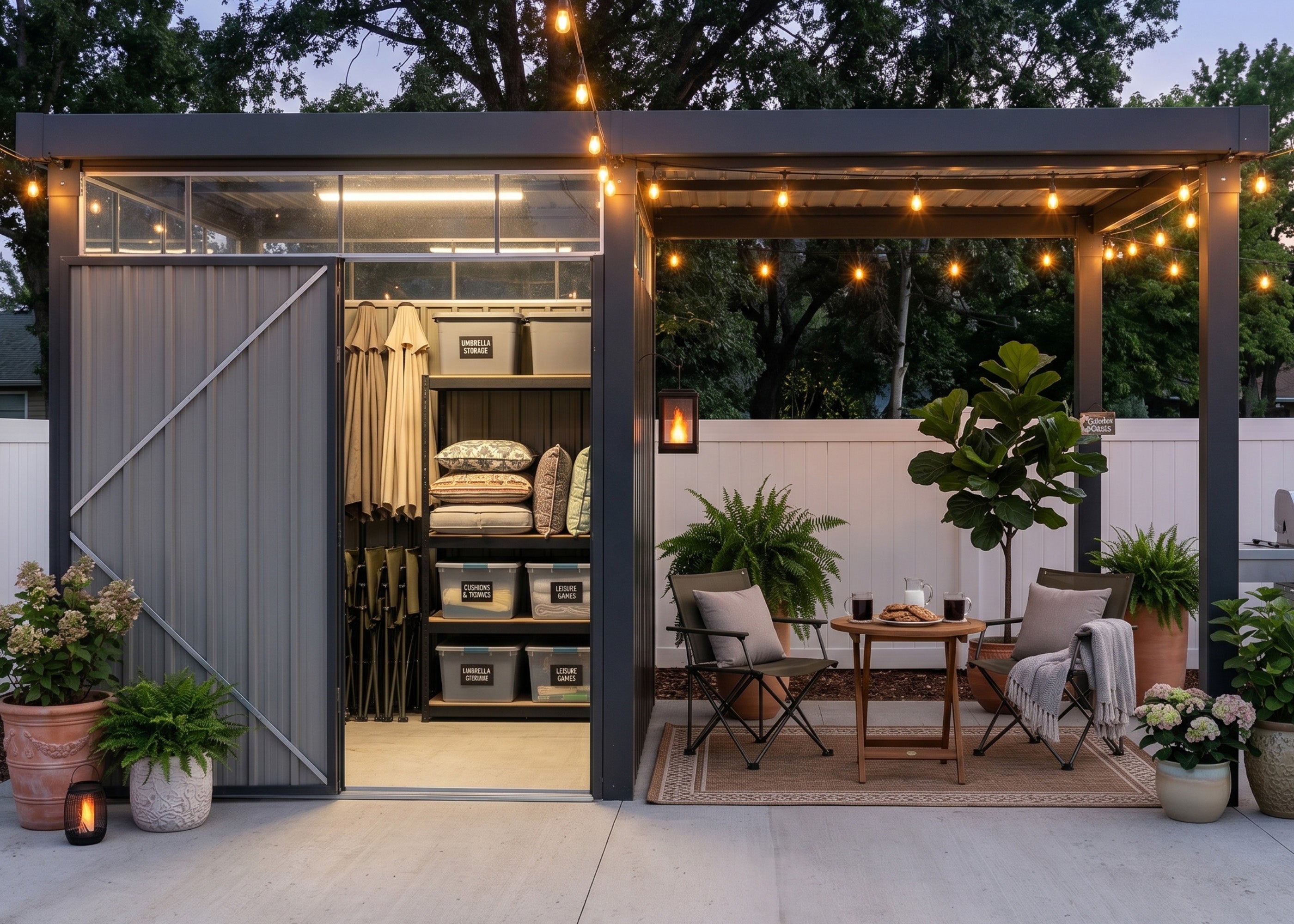 CREATE HER PERFECT SHE SHED
Metal & Plastic Sheds for Every Mom’s Passion