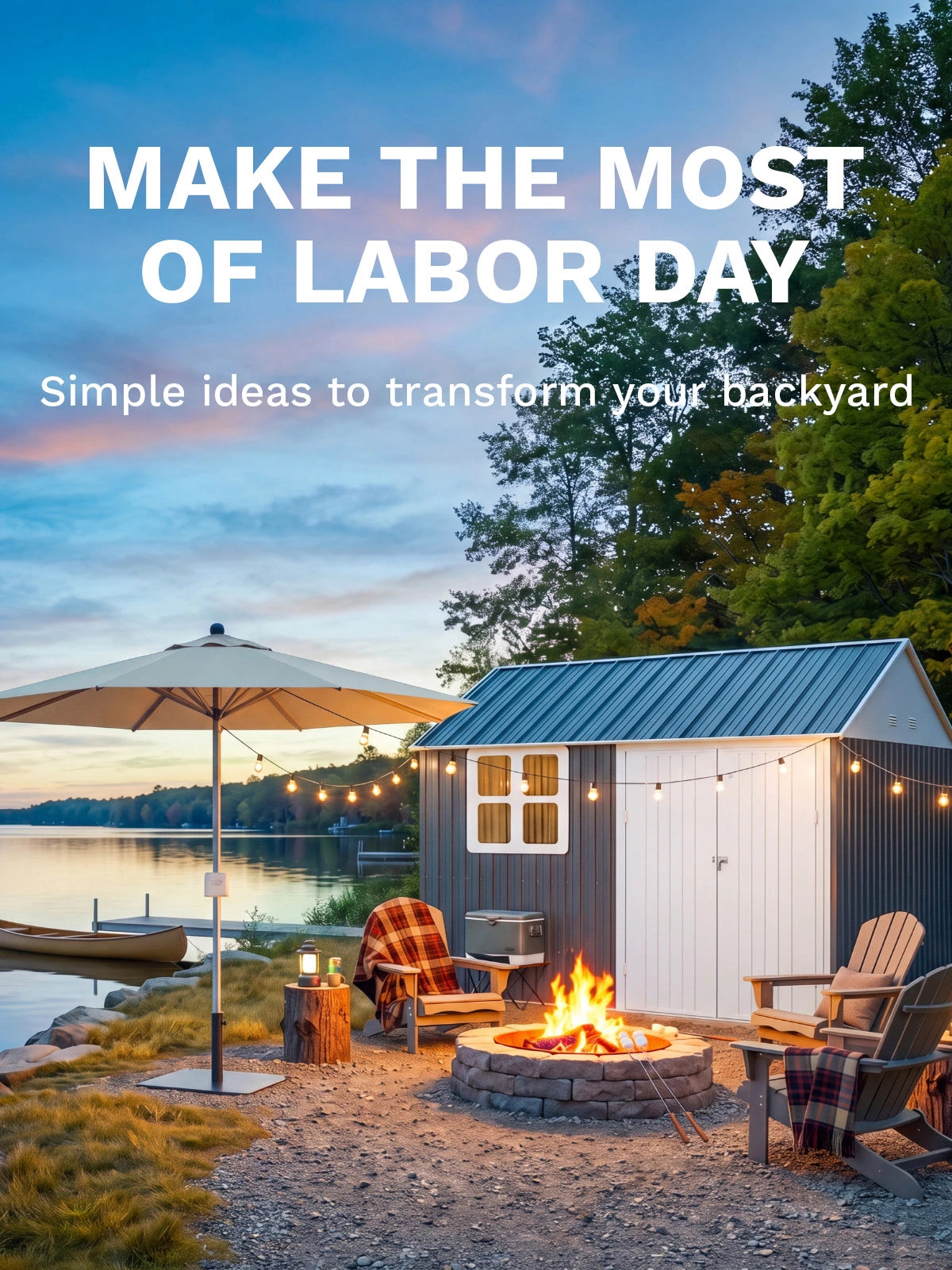 Simple ideas to transform your backyard