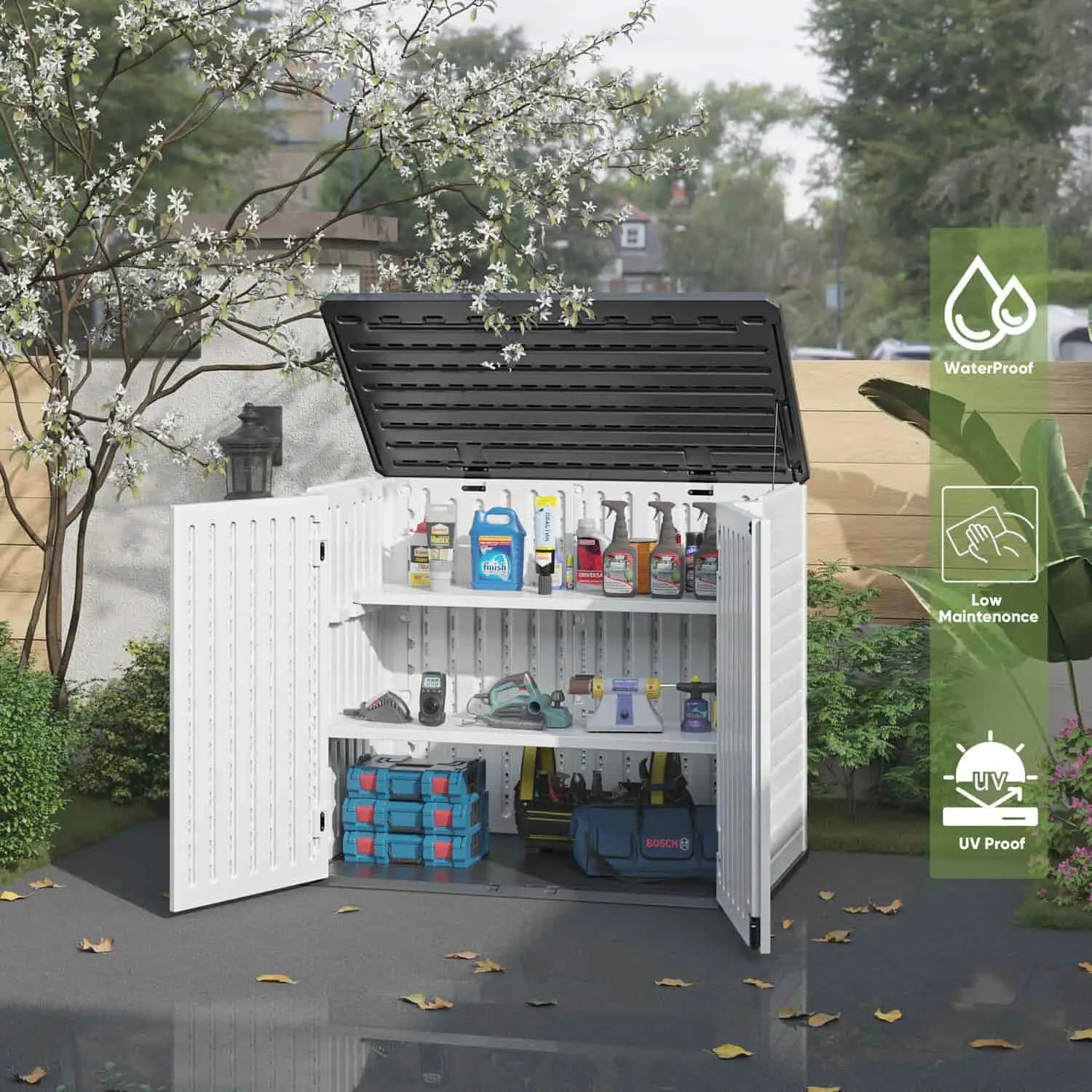 Patiowell 4x2 Plastic Shed Pro
