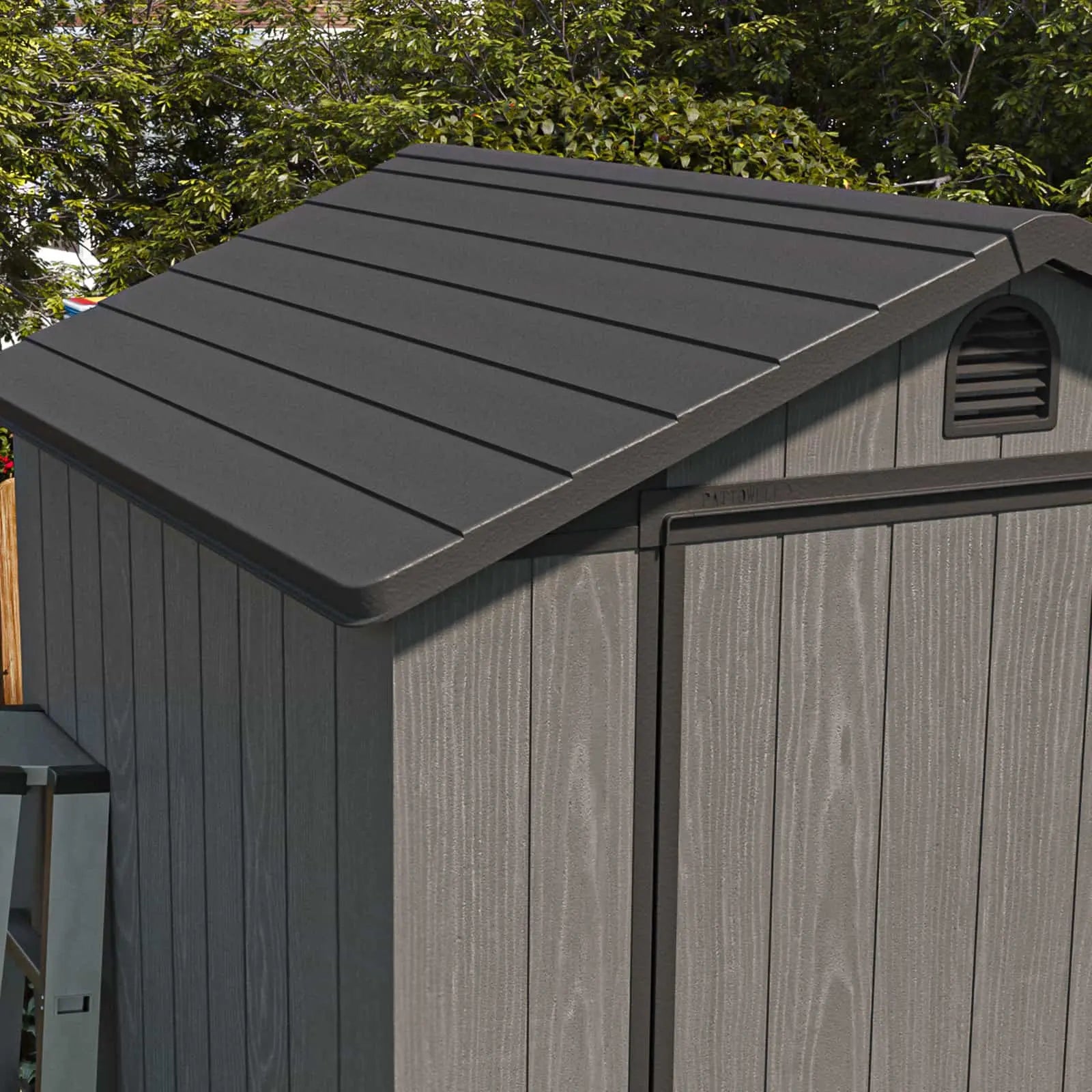 4x4 Plastic Storage Shed Pro | Patiowell