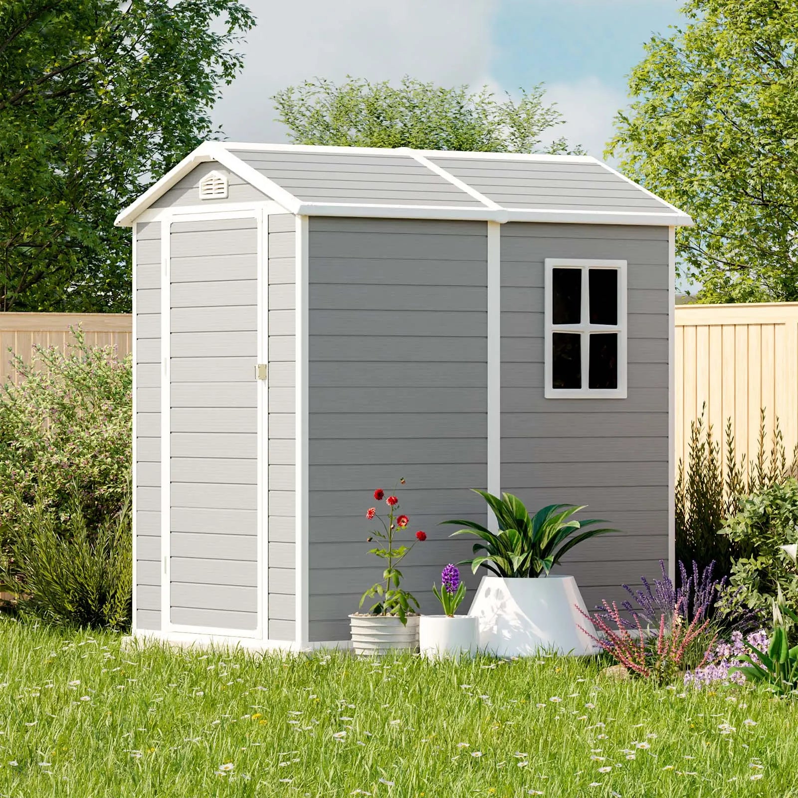 Patiowell 4x6 Plastic Shed Pro-4