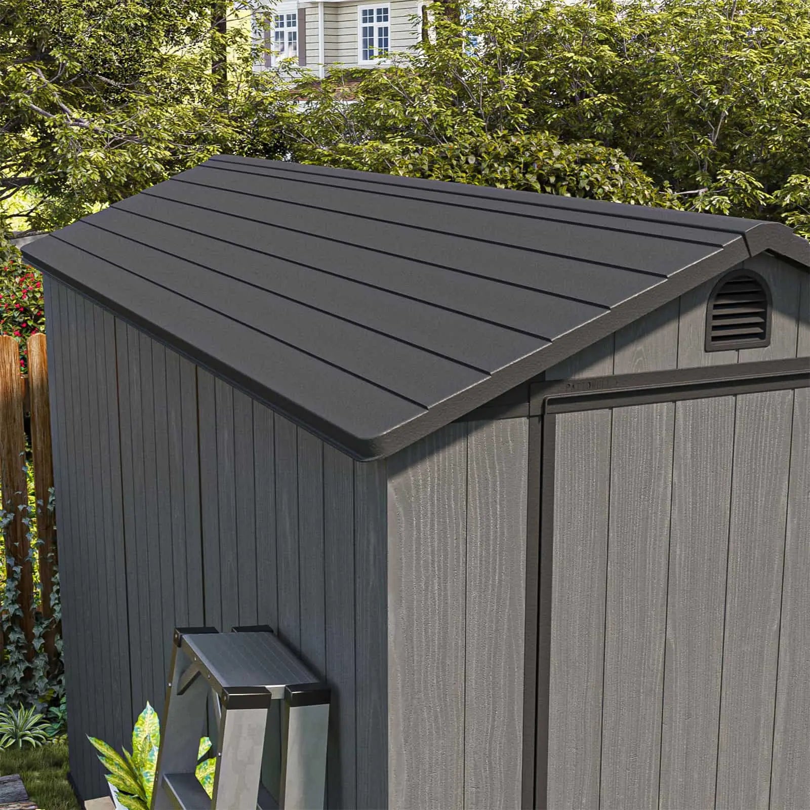 Patiowell 4x8 Plastic Storage Shed Pro-Roof