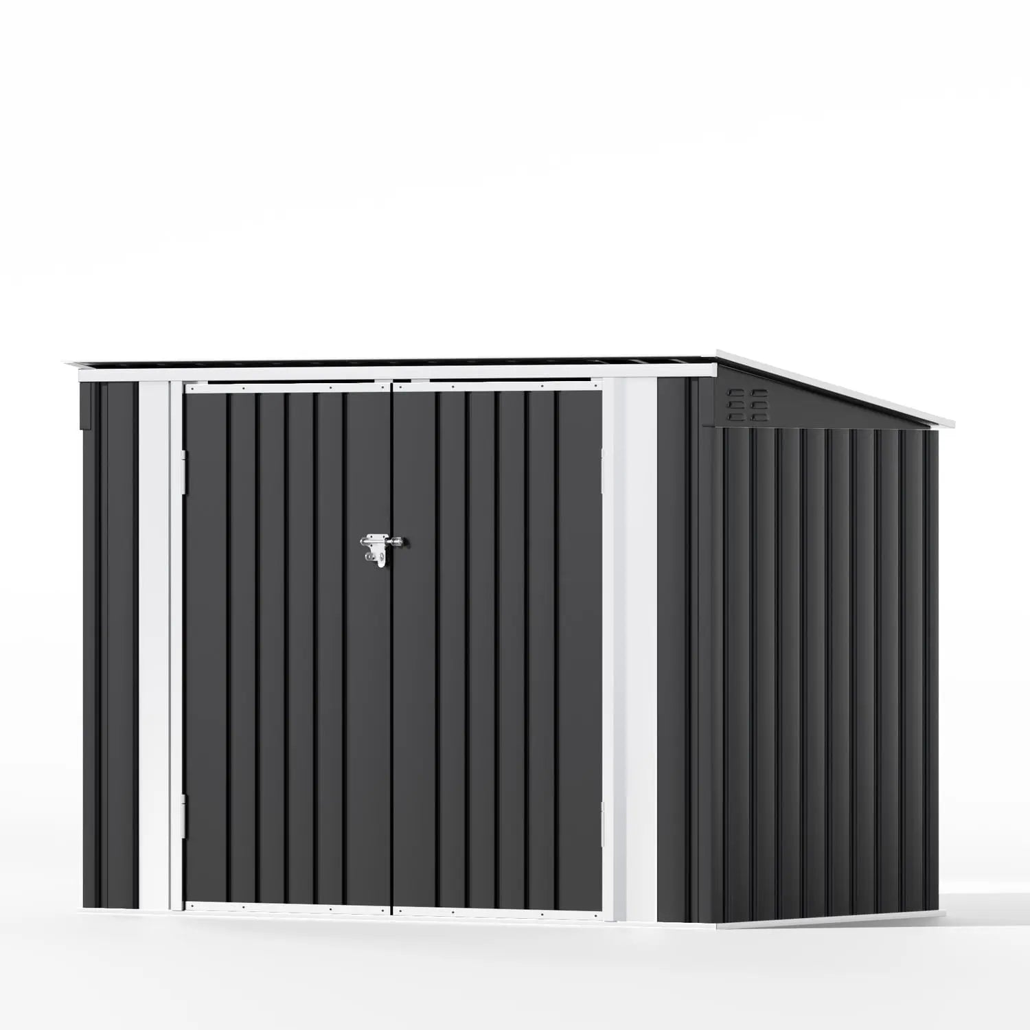 6x3 metal bike storage shed