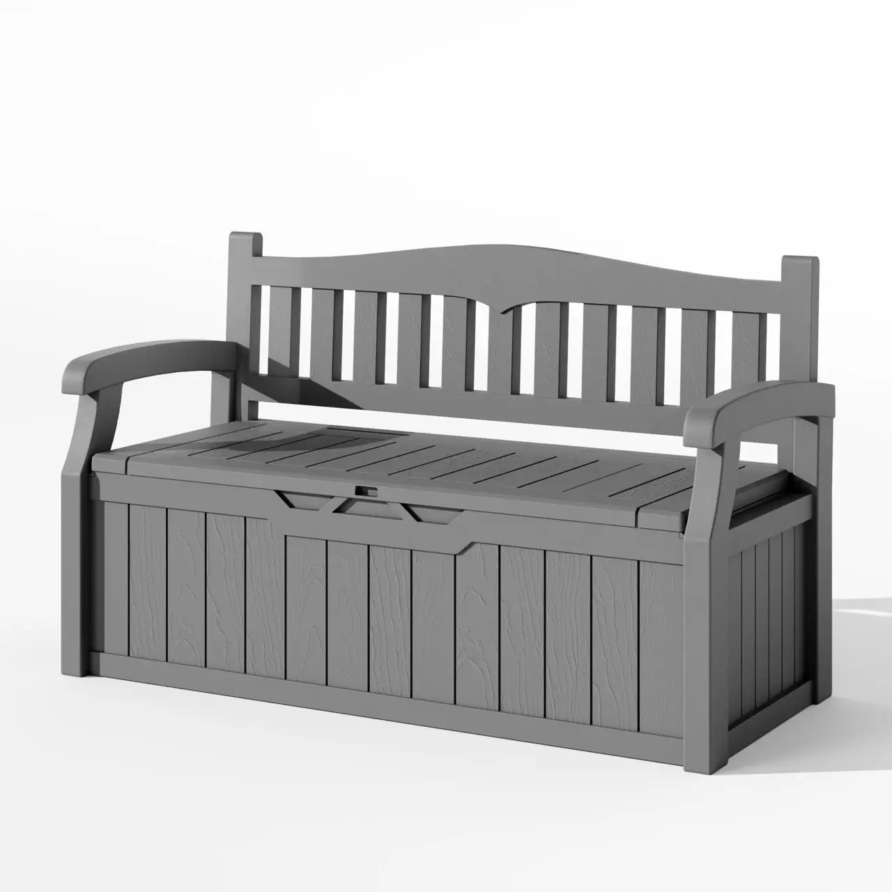 Patiowell 70 Gallon Plastic Bench with Storage