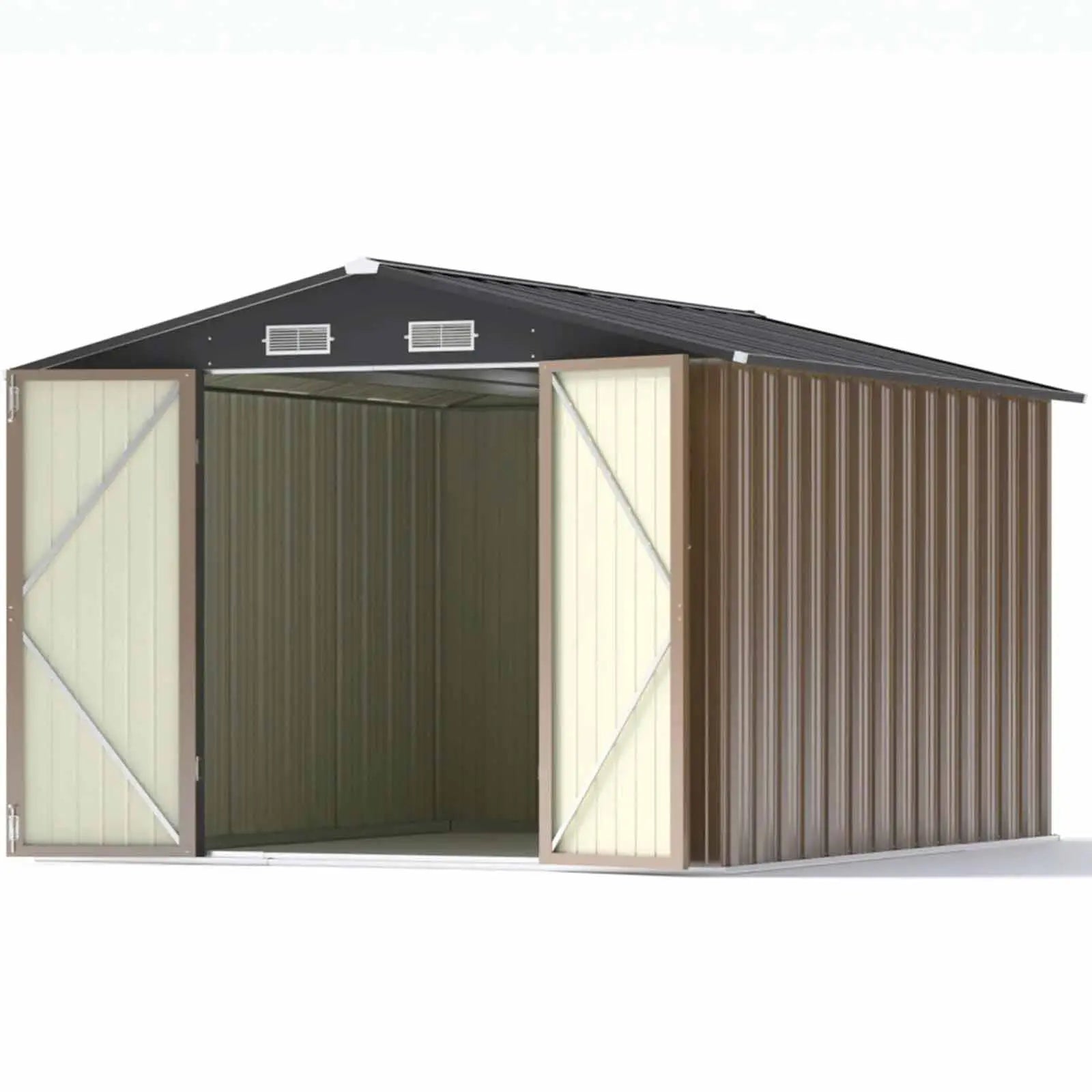 Patiowell 8x10 Metal Shed-2
