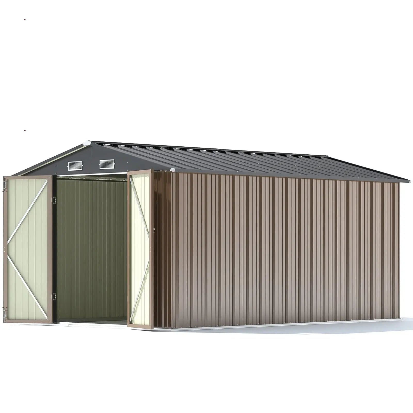 Patiowell 8x12 Metal Shed-2